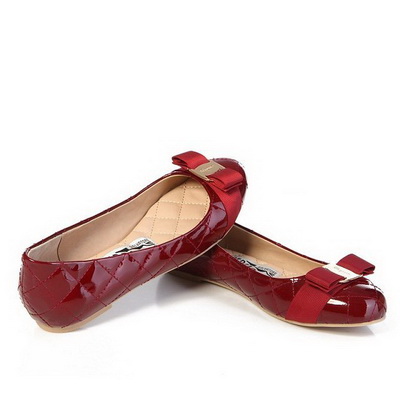 Ferragamo Shallow mouth flat shoes Women--036